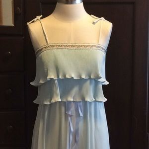 Vintage Ruffle Maxi Dress (sz.5)